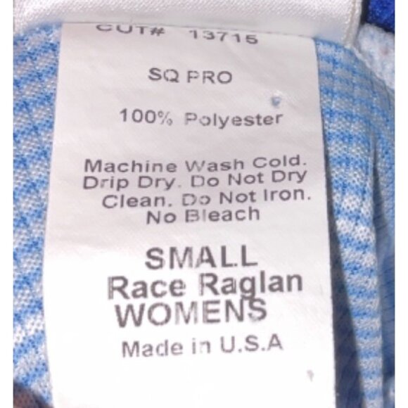 Voler Snickers Marathon Energy Bar Cycling Jersey Size S Blue/Red Made in USA - Picture 7 of 8